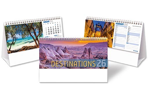 Destinations Desk Calendar
