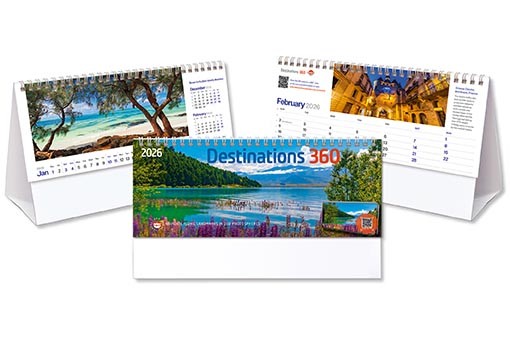Destinations360 Desk Calendar