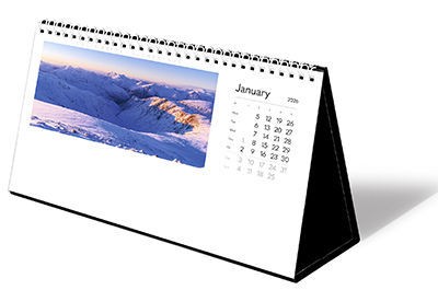 Colin Prior Elementals Premium Lined Easel Desk Calendar