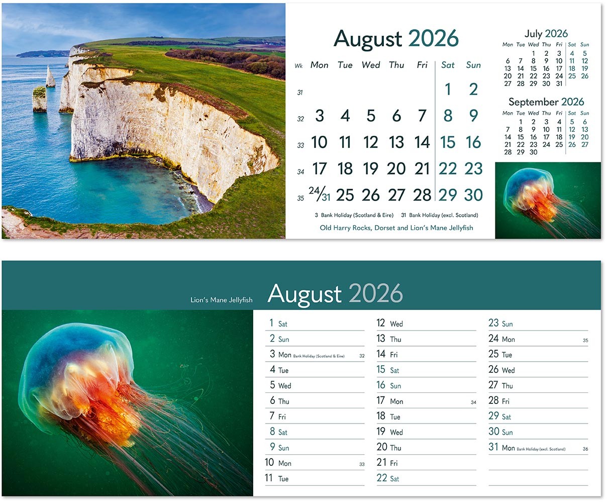 Rural Britain Desk Calendar