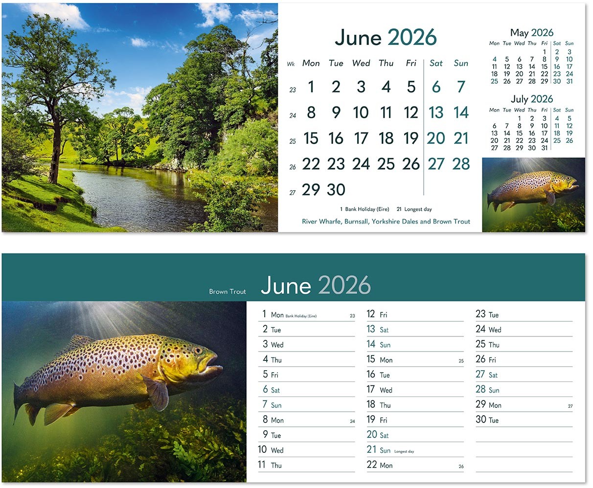 Rural Britain Desk Calendar