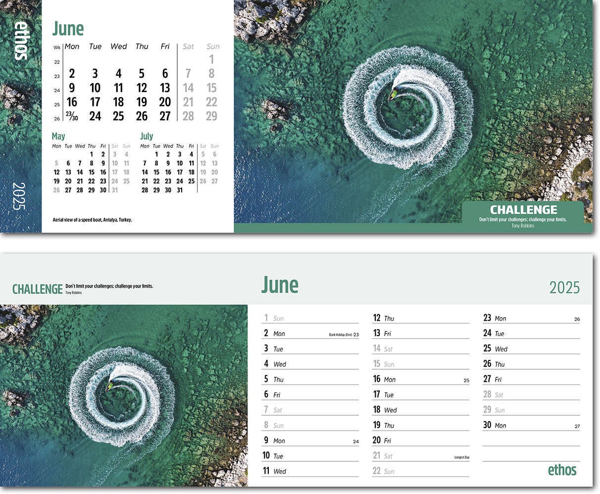 Ethos Desk Calendar