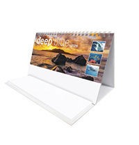 Deep Blue Task Station Desk Calendar