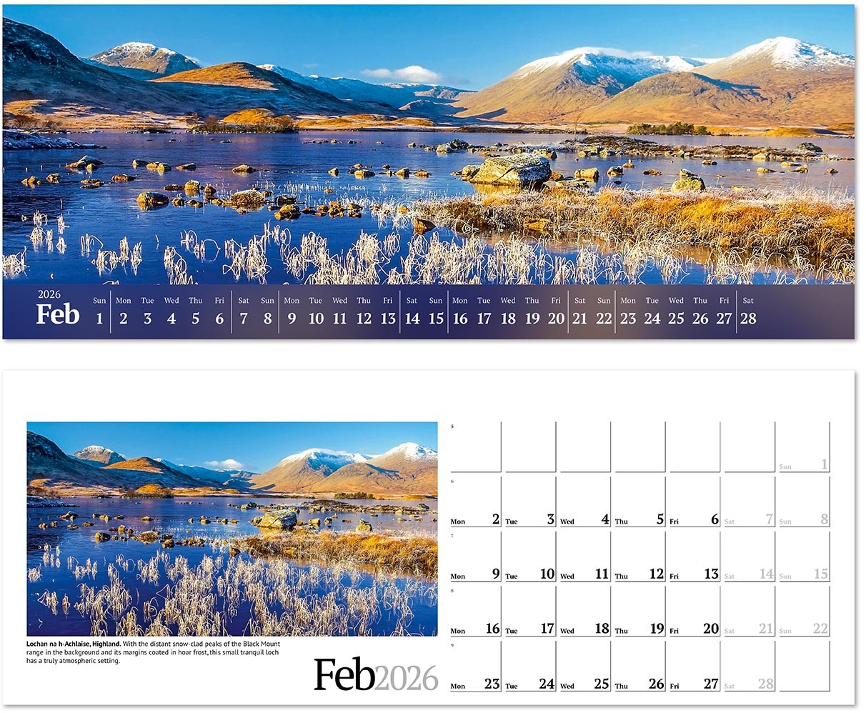 Wild Britain Desk Calendar