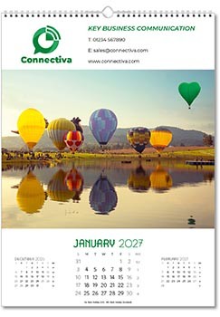 A Touch of Colour Wall Calendar