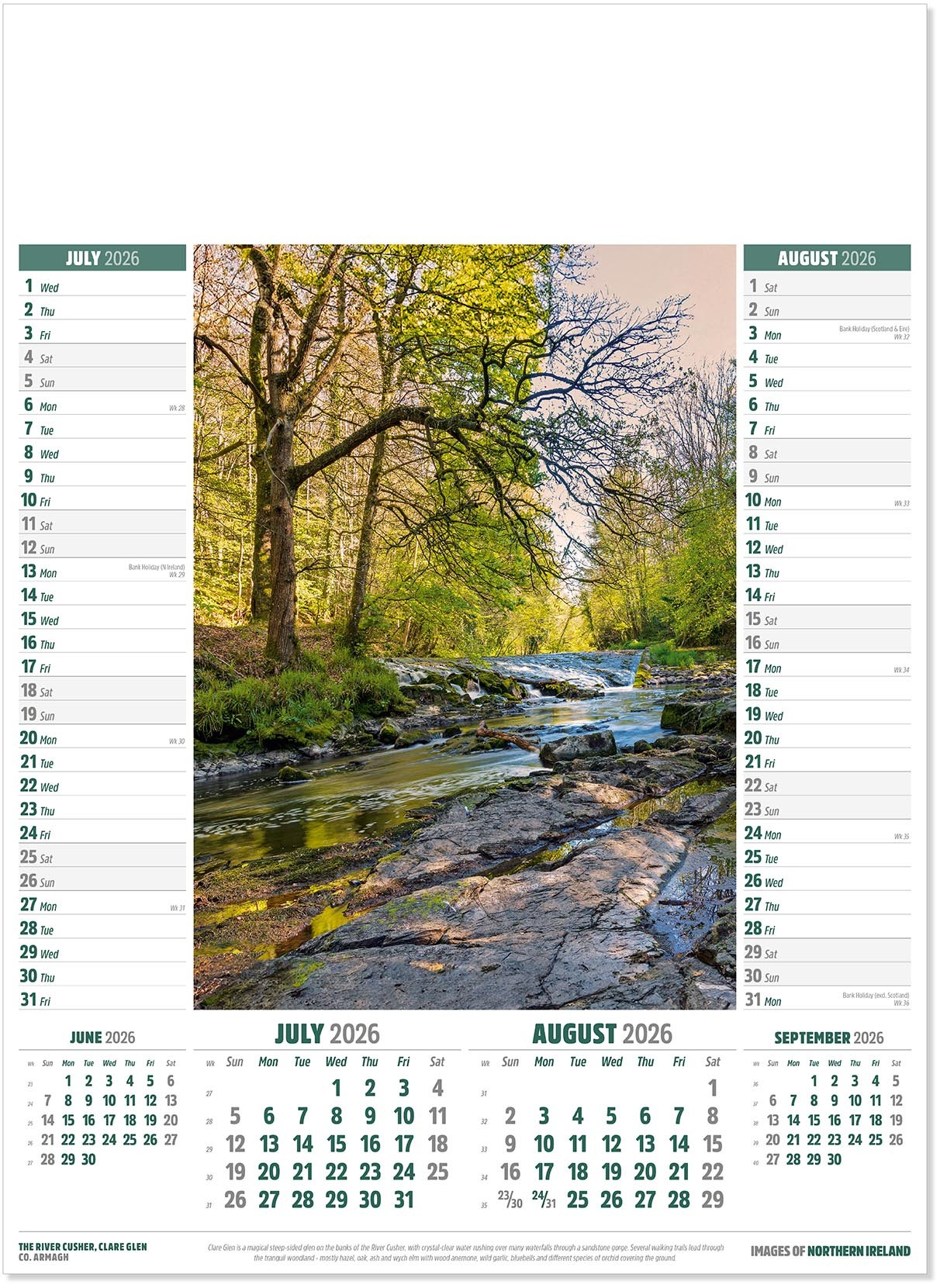 Images of Northern Ireland Calendar
