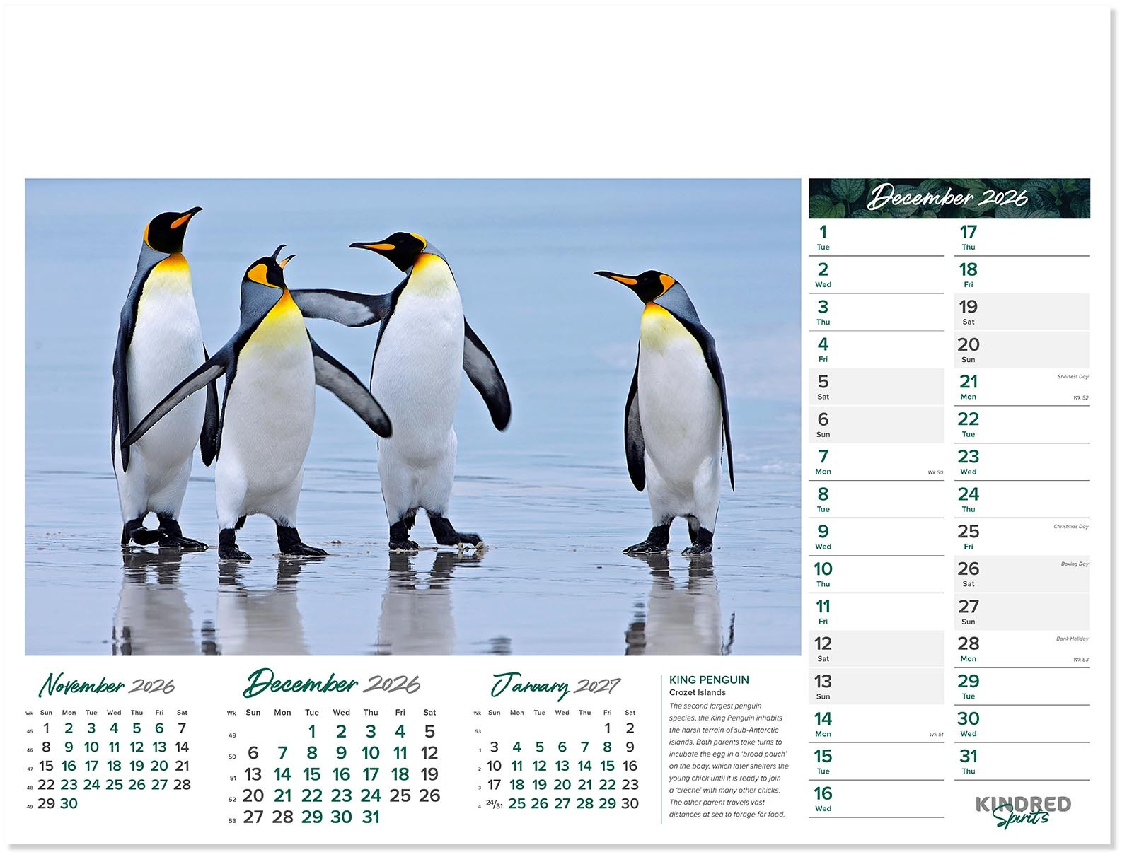 Kindred Spirits Calendar